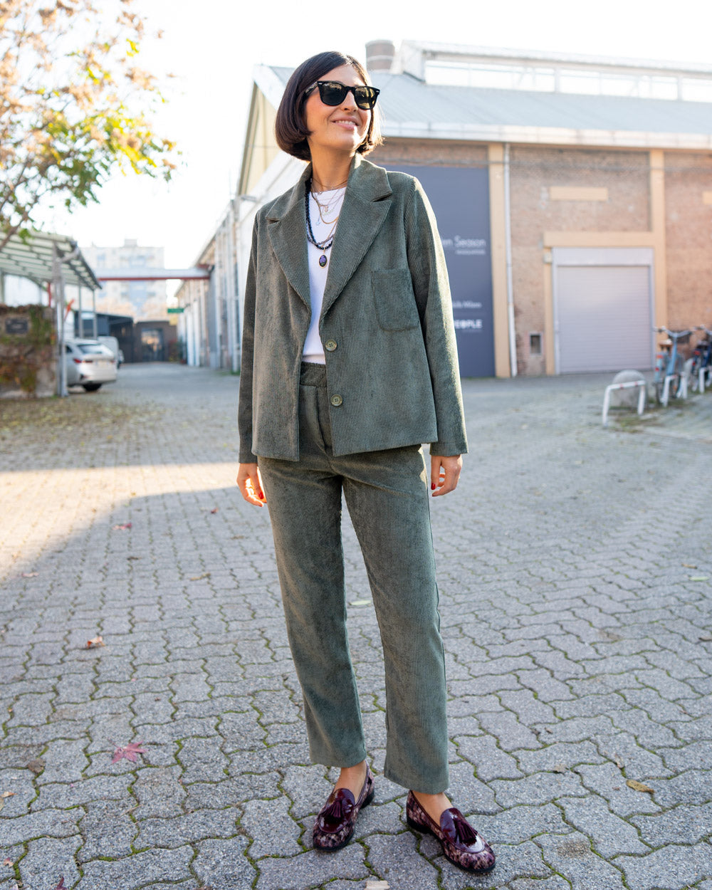 PANTALONE ALLY SALVIA