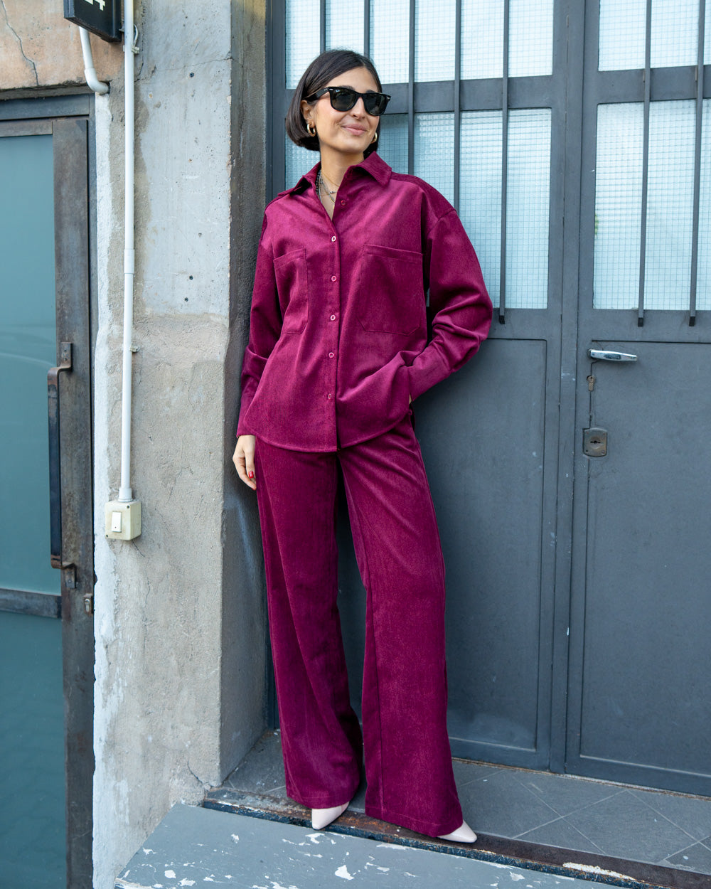 PANTALONE BICE BORDEAUX