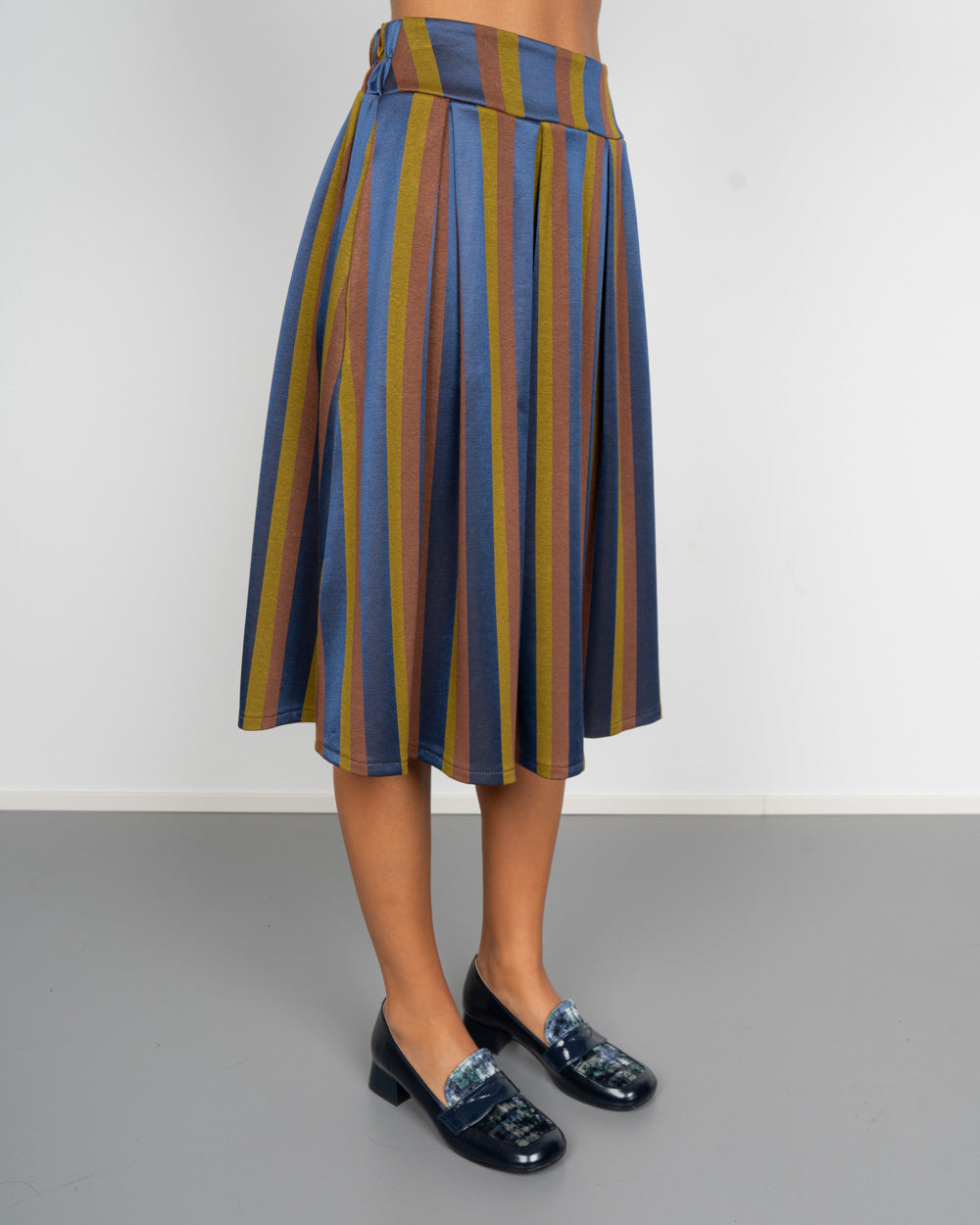 GONNA ELVIRA OLIO/MARRONE/BLU