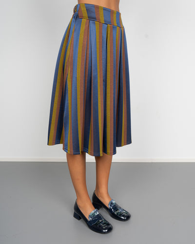 GONNA ELVIRA OLIO/MARRONE/BLU