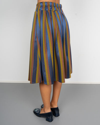 GONNA ELVIRA OLIO/MARRONE/BLU