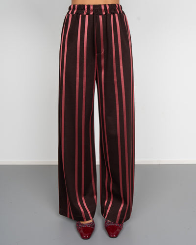 PANTALONE ESTER AMARENA/MARRONE