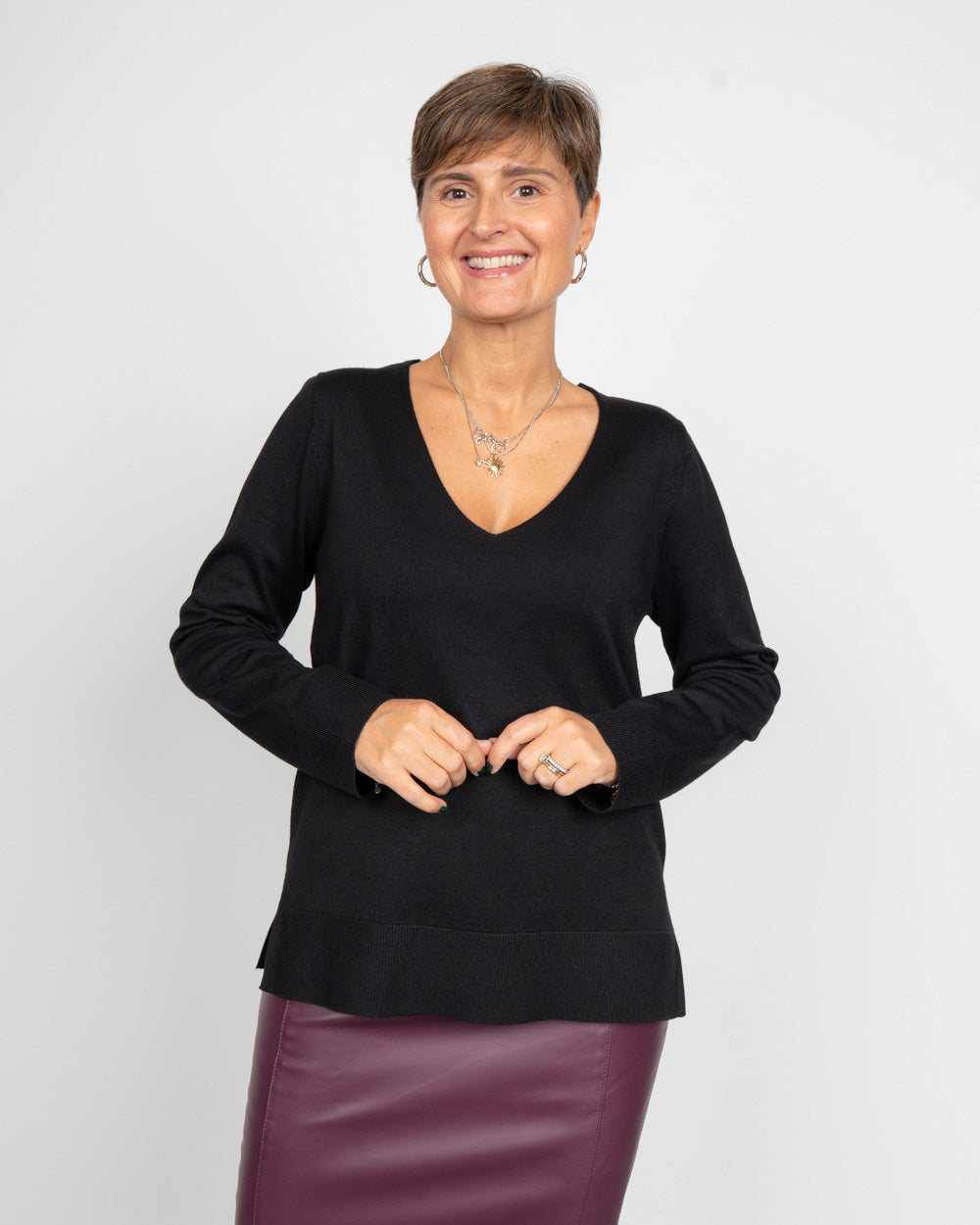 MAGLIONE SILJE LS NERO