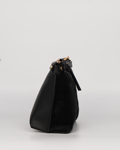 BORSA MINI SOFY CAVALLINO NERO