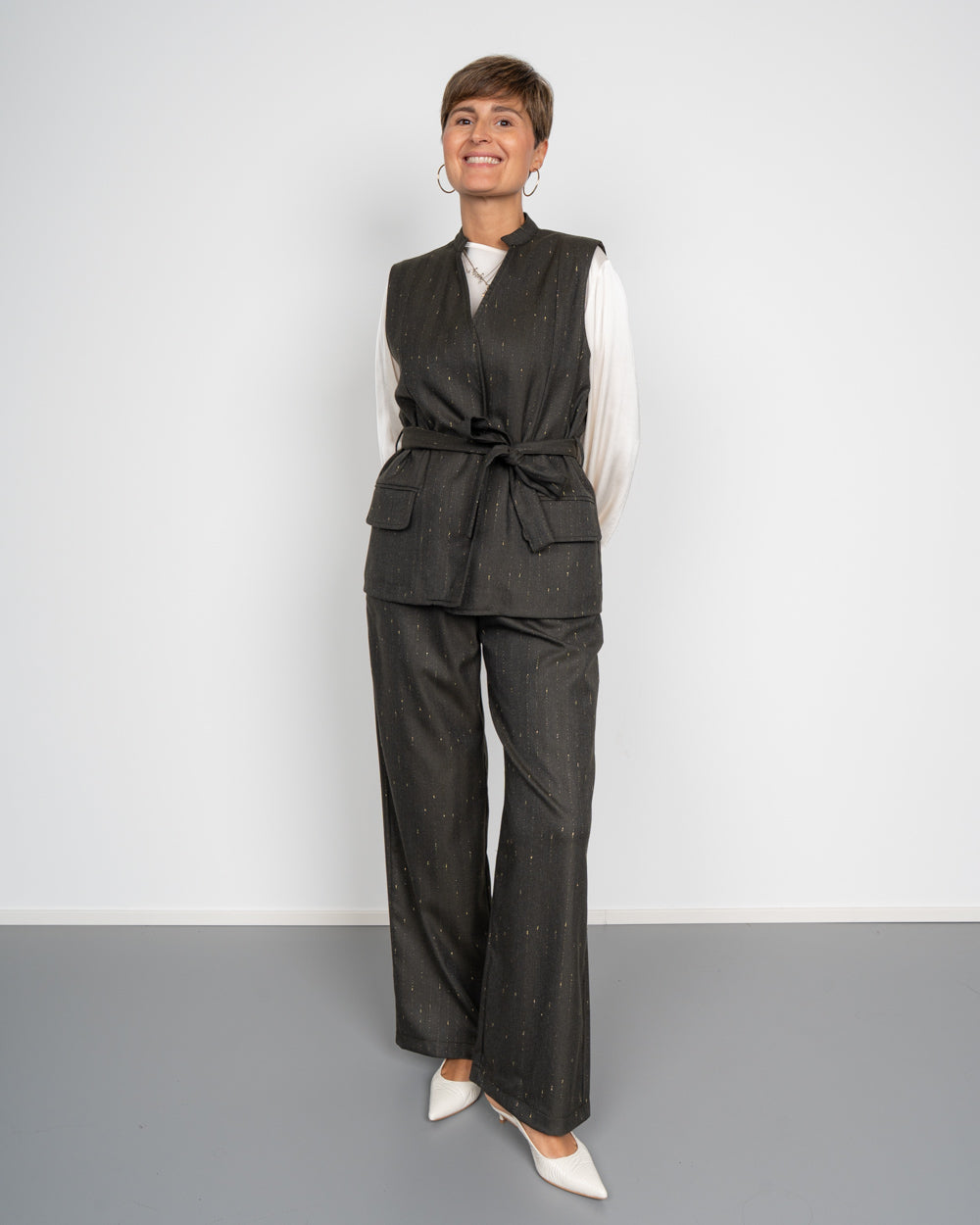 GILET GIULIA MILITARE