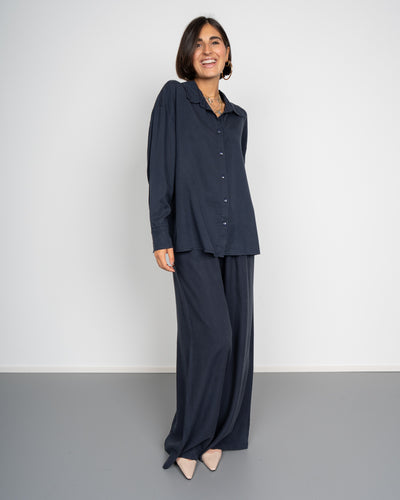 PANTALONE FLAVIA BLU SCURO