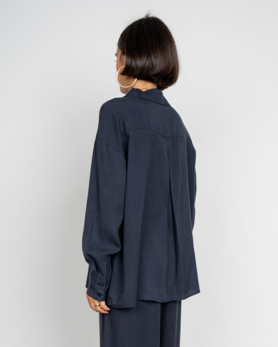 CAMICIA FABY BLU SCURO