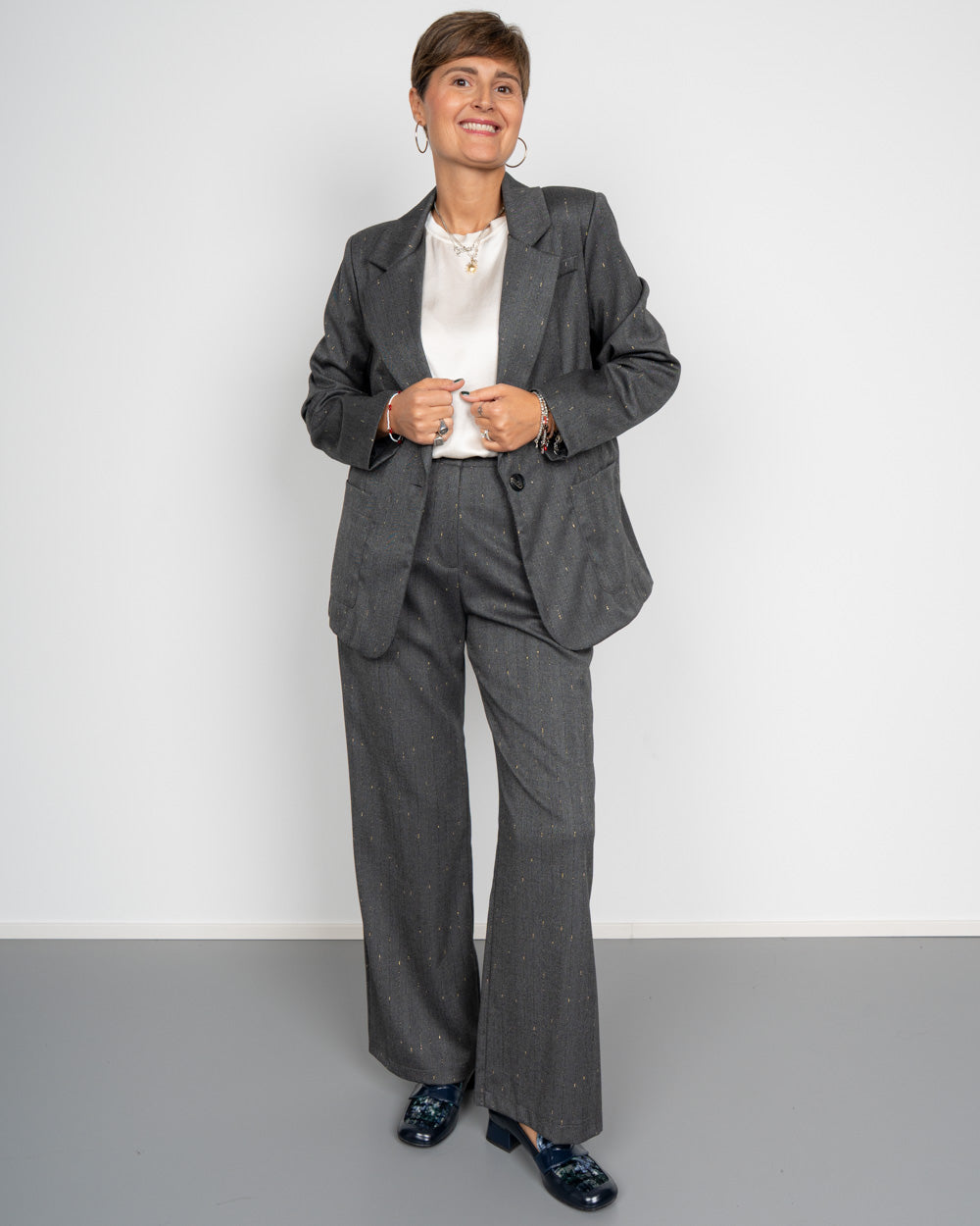 PANTALONE GIORGIA GRIGIO