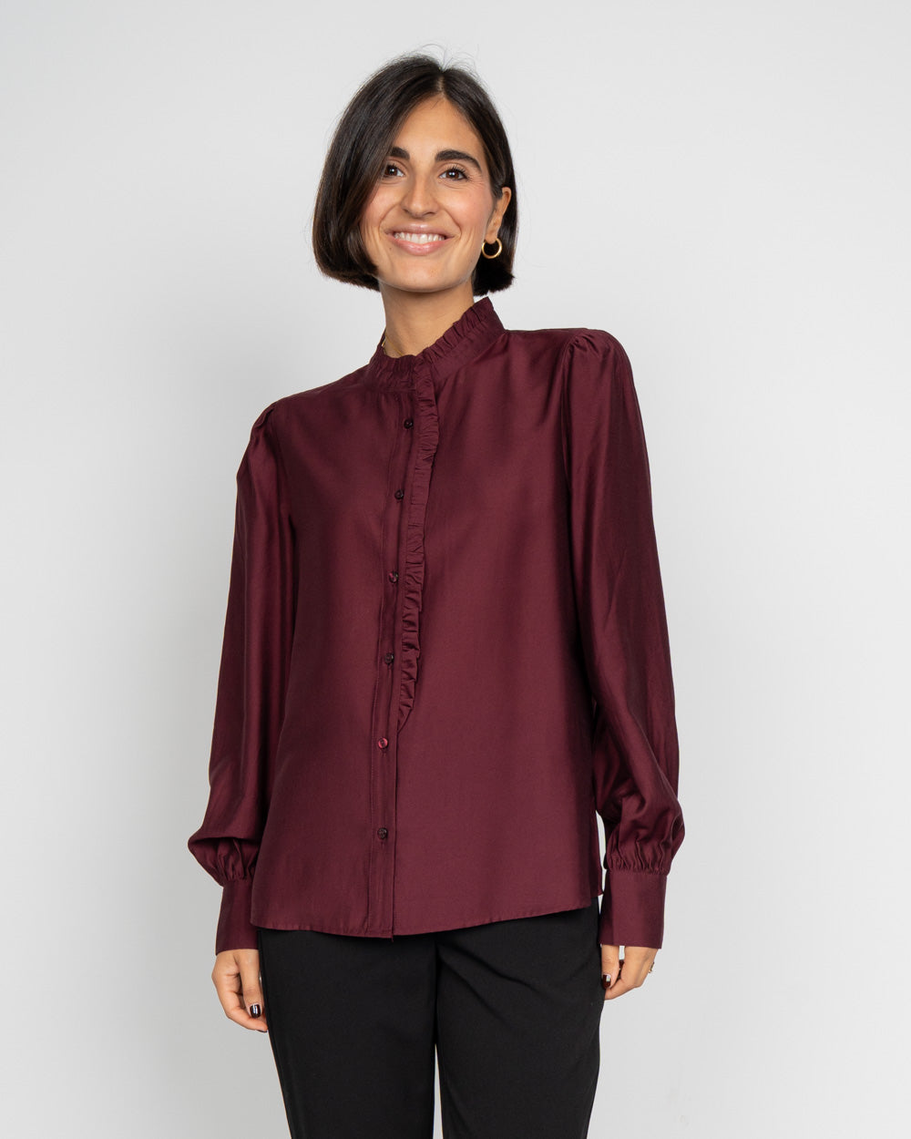 CAMICIA KARLANI BORDEAUX