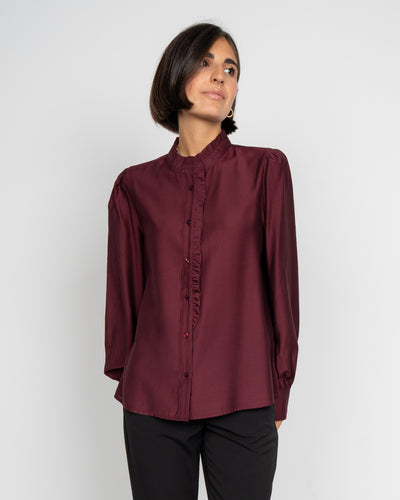 CAMICIA KARLANI BORDEAUX