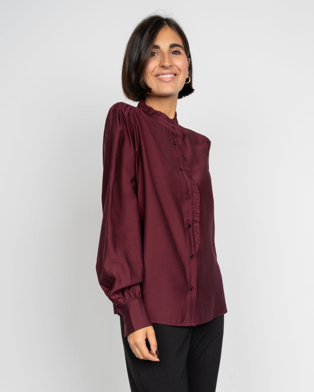 CAMICIA KARLANI BORDEAUX