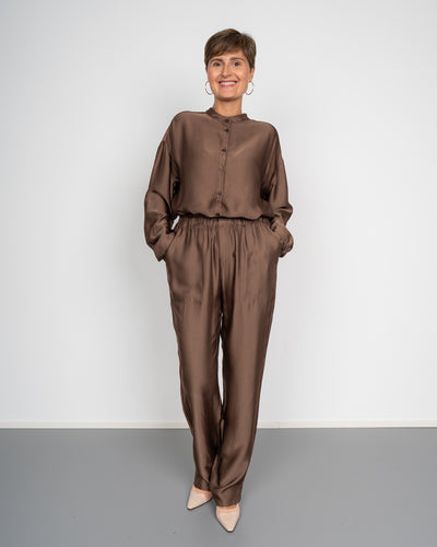 PANTALONE ELISA CIOCCOLATO