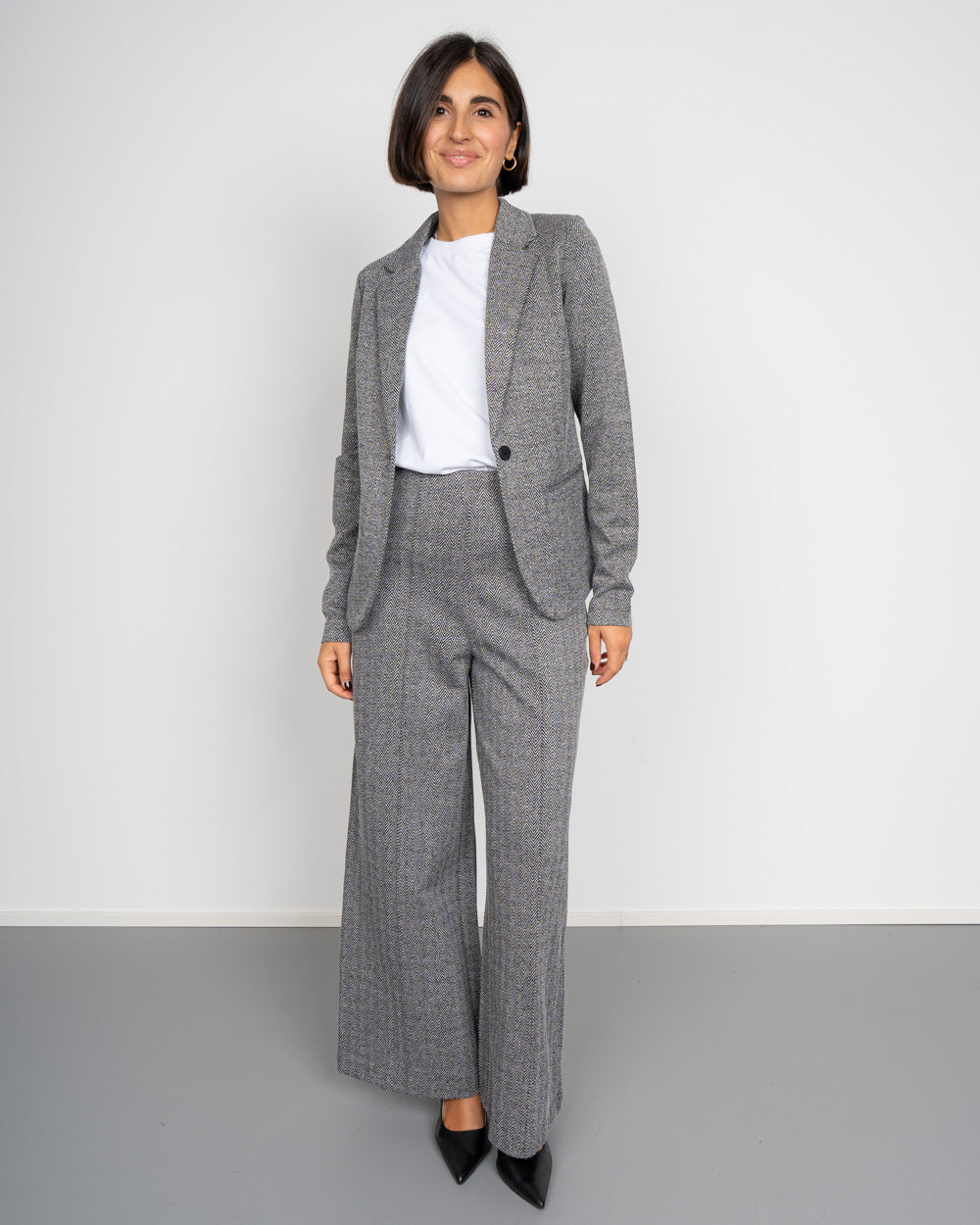 PANTALONE KATE NERO/BIANCO