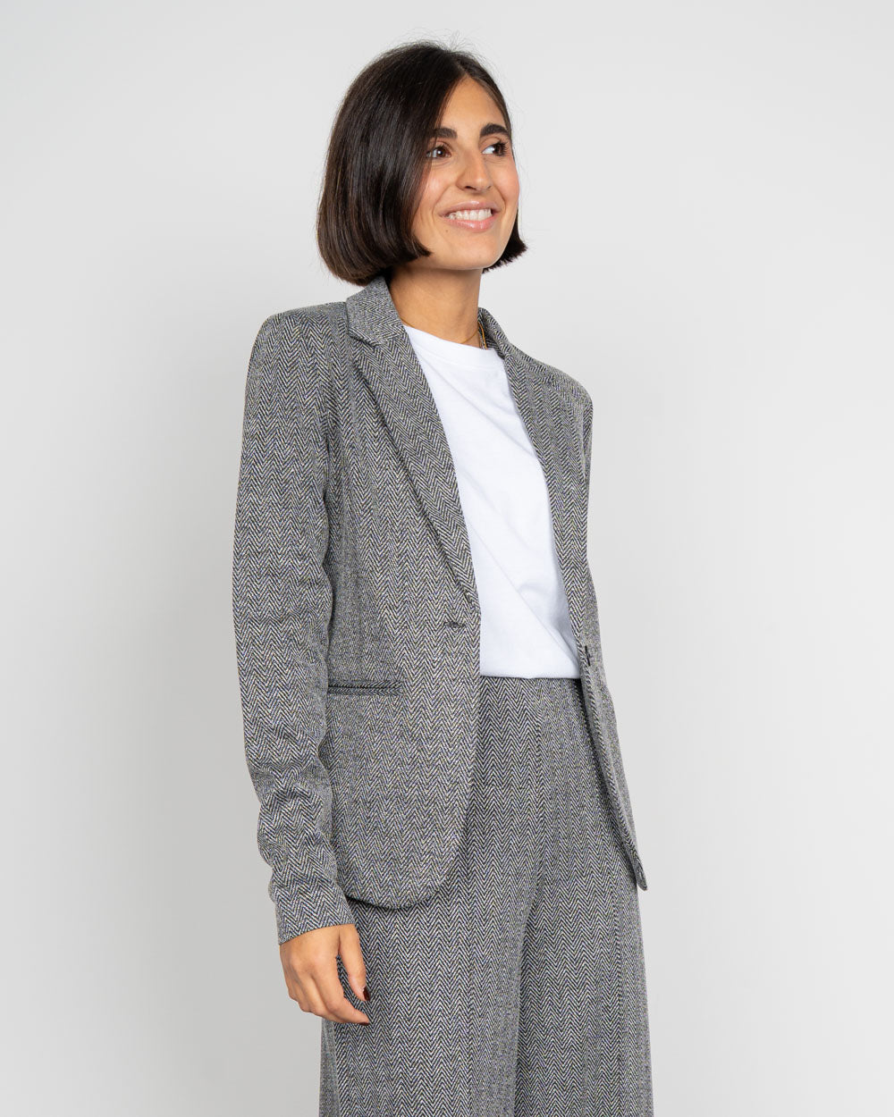 GIACCA KATE NERO/BIANCO