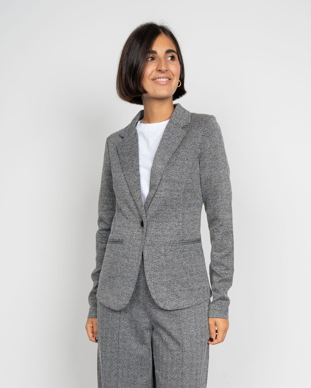 GIACCA KATE NERO/BIANCO