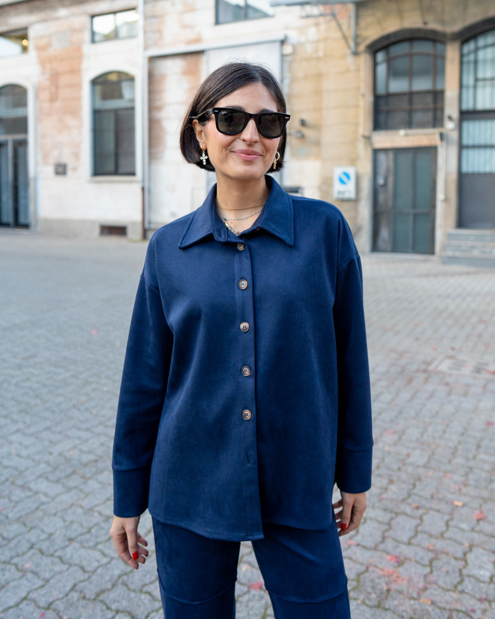 CAMICIA CRISTINA BLU