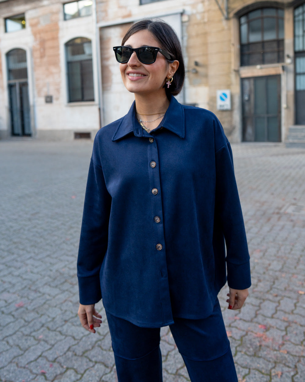 CAMICIA CRISTINA BLU