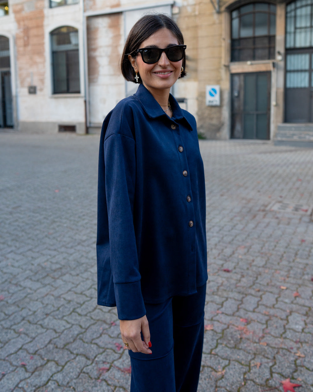 CAMICIA CRISTINA BLU