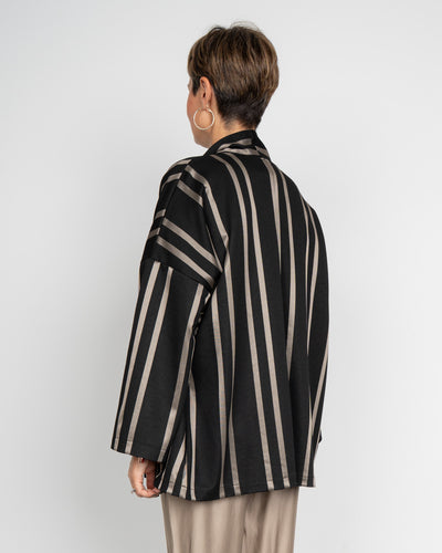 KIMONO ELETTRA TORTORA/NERO