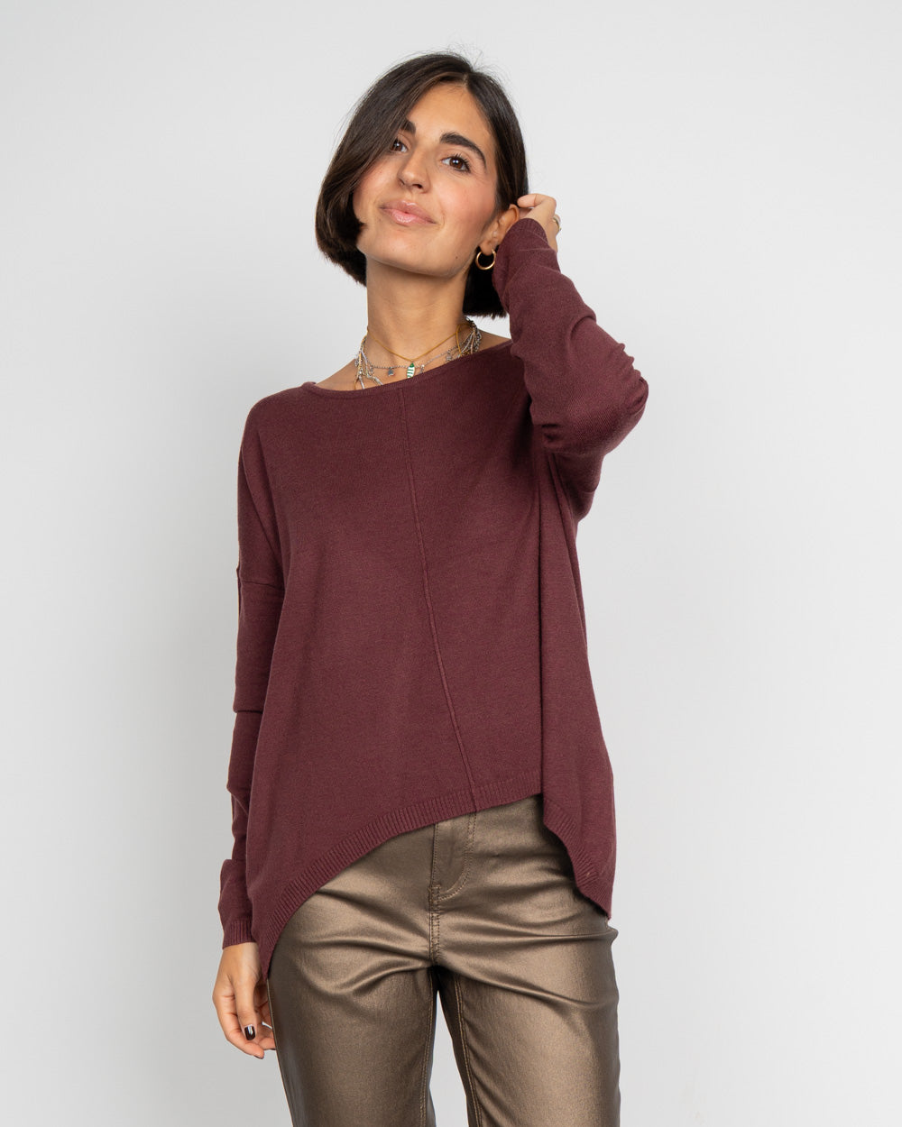 BLUSA BREEZE VINO
