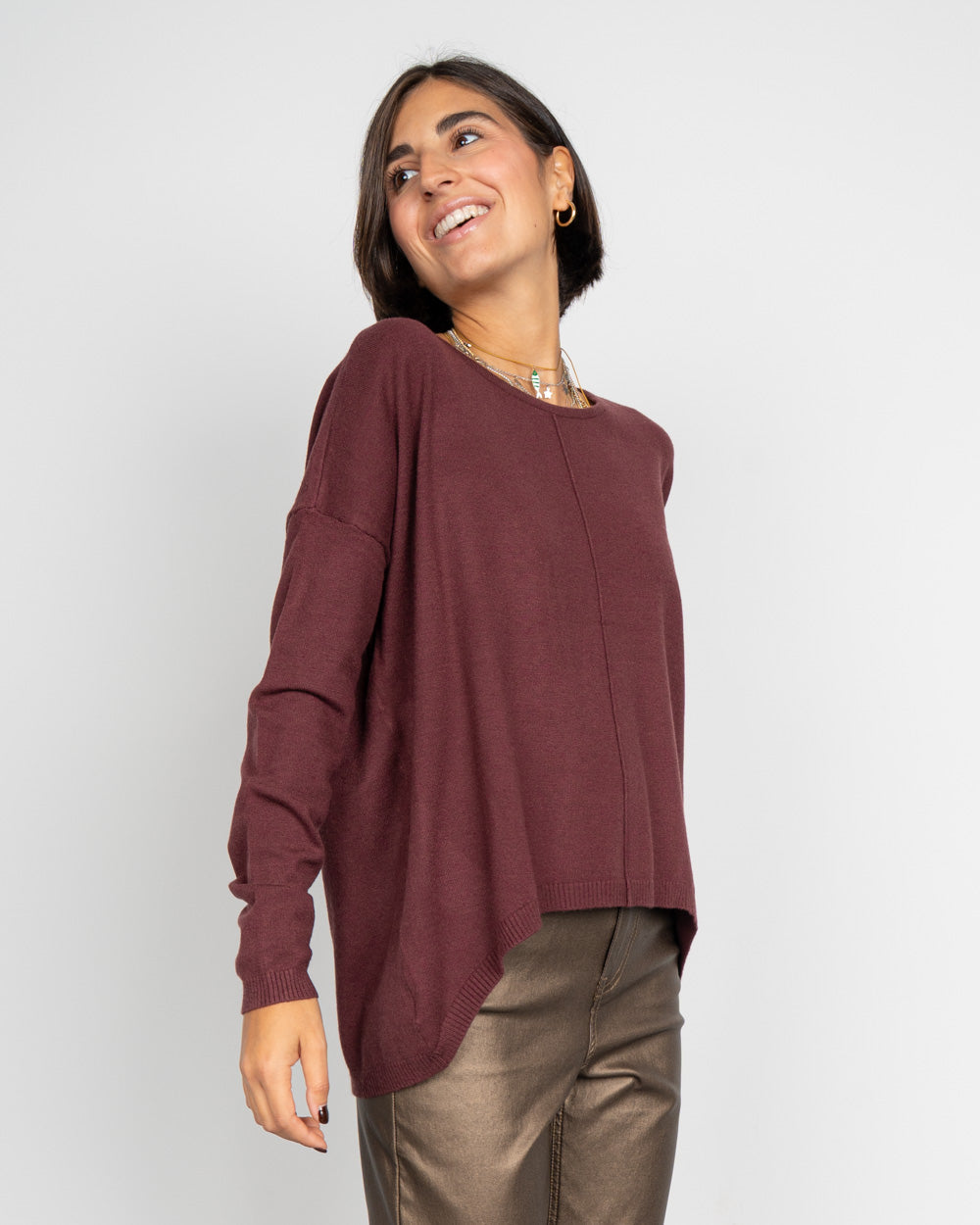 BLUSA BREEZE VINO