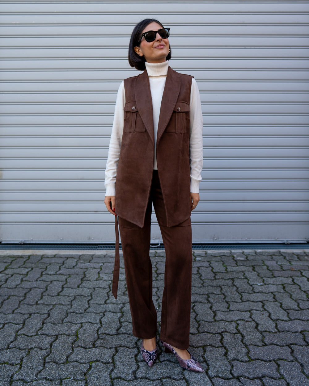 GILET CORINNA CIOCCOLATO