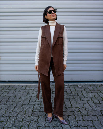 GILET CORINNA CIOCCOLATO