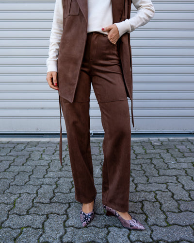 PANTALONE CHIARA CIOCCOLATO