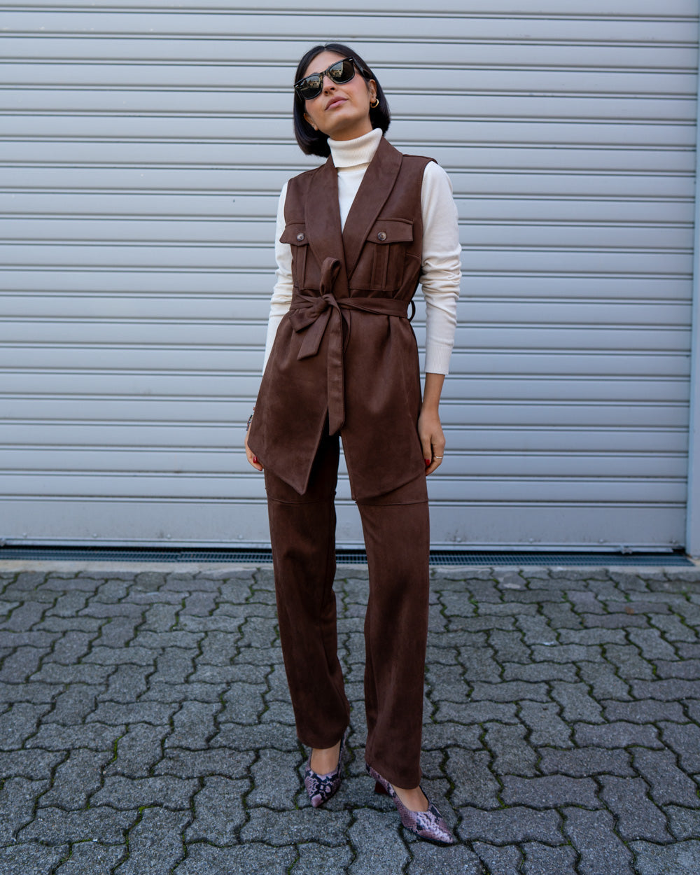 PANTALONE CHIARA CIOCCOLATO