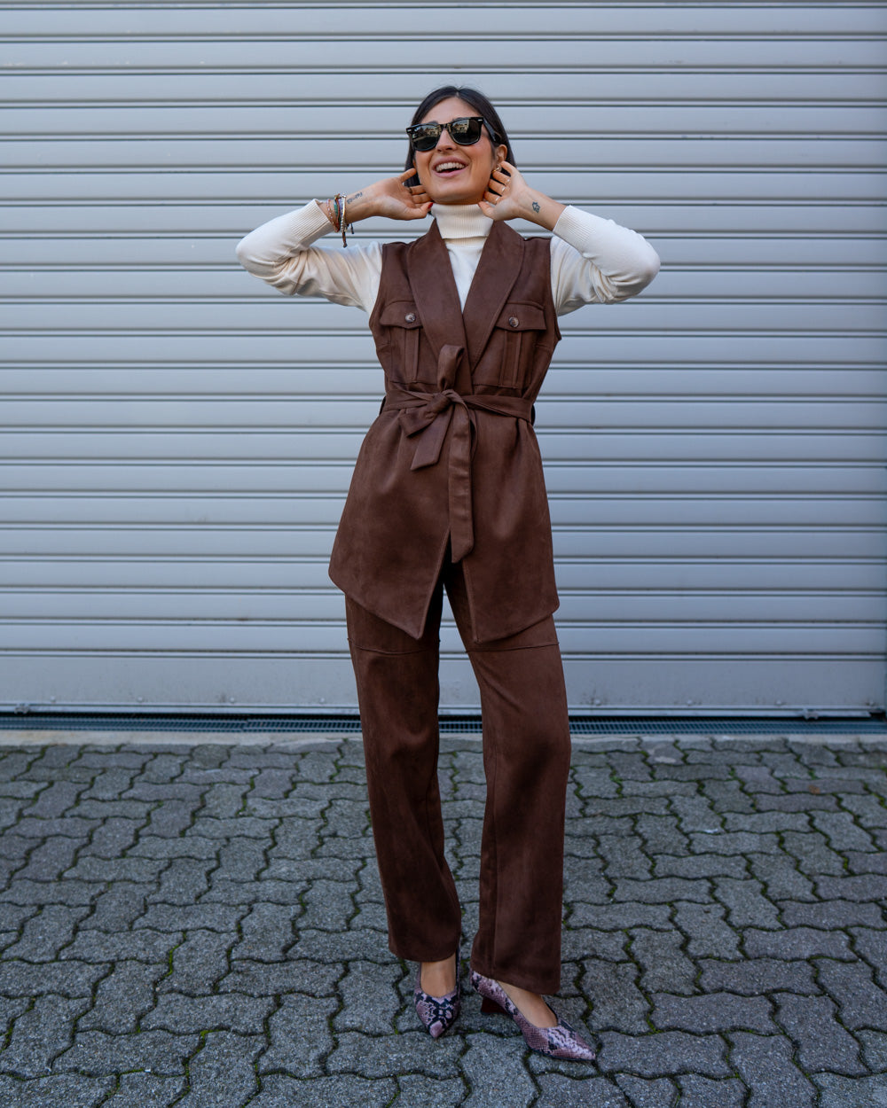 PANTALONE CHIARA CIOCCOLATO