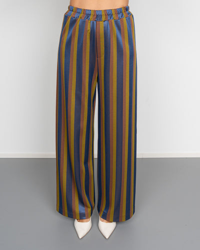 PANTALONE ESTER OLIO/MARRONE/BLU