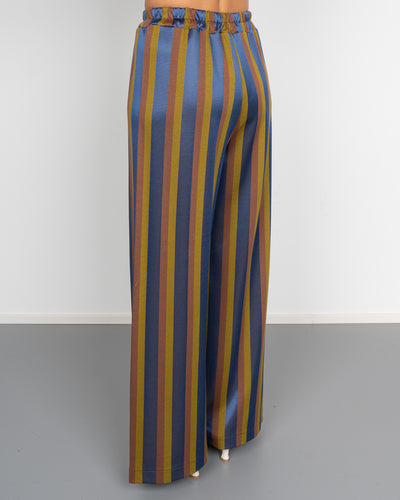 PANTALONE ESTER OLIO/MARRONE/BLU