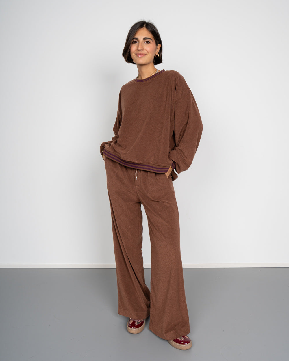 PANTALONE ELENA CIOCCOLATO