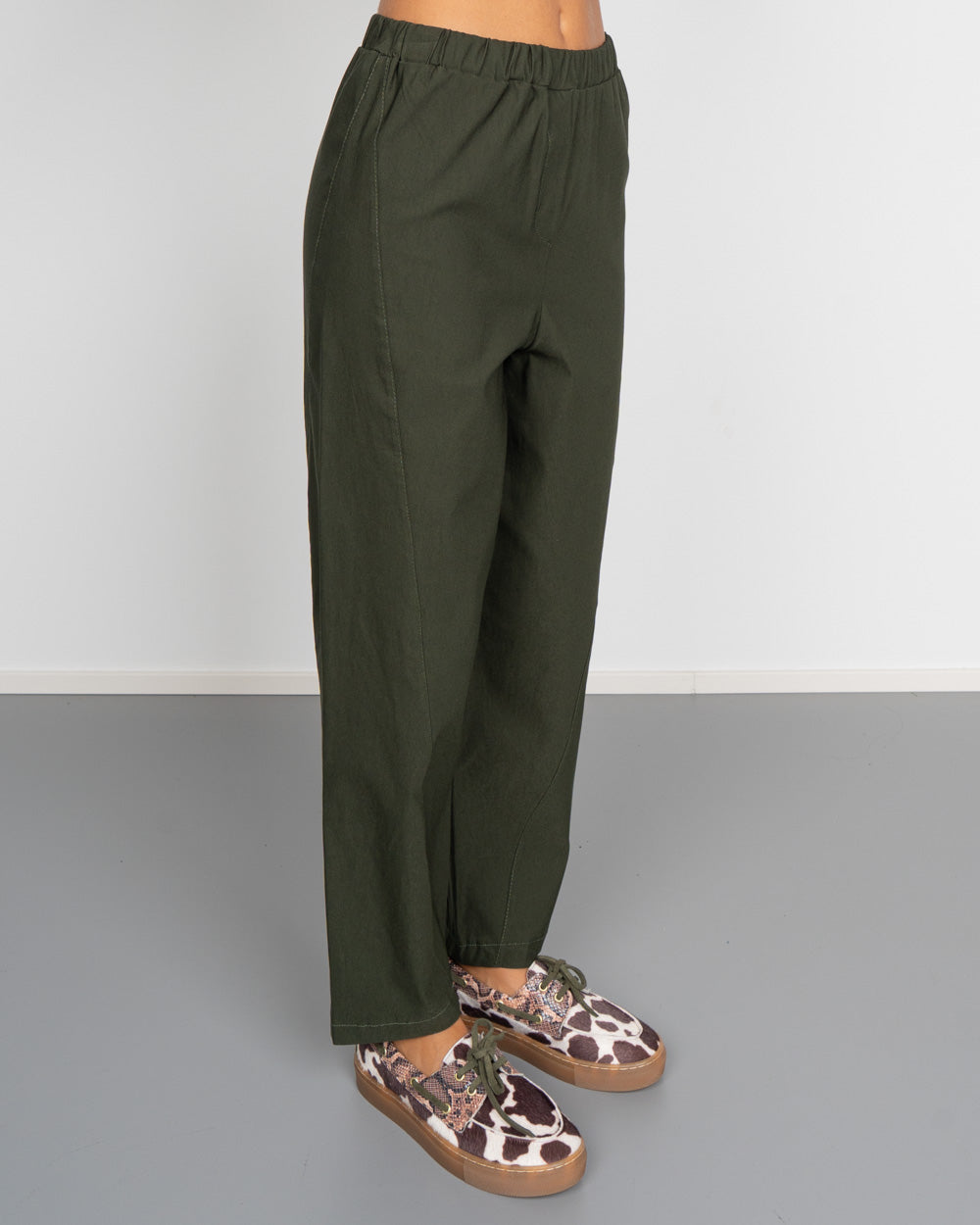 PANTALONE CELINE VERDE MILITARE