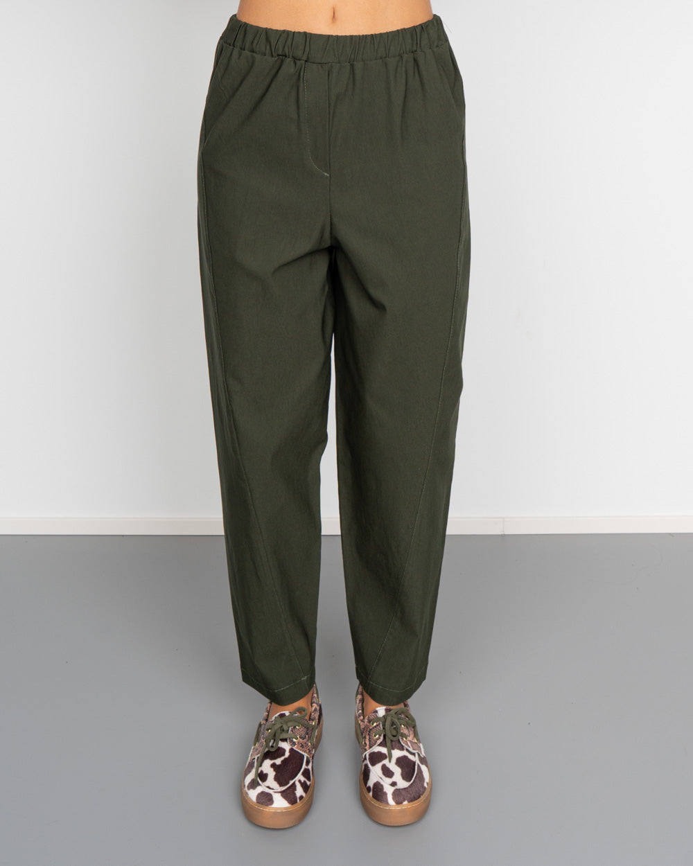 PANTALONE CELINE VERDE MILITARE