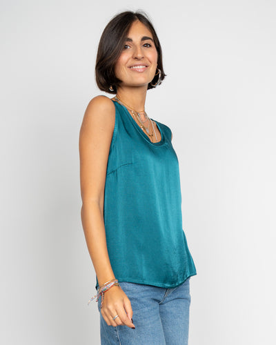 BLUSA CINDY PETROLIO