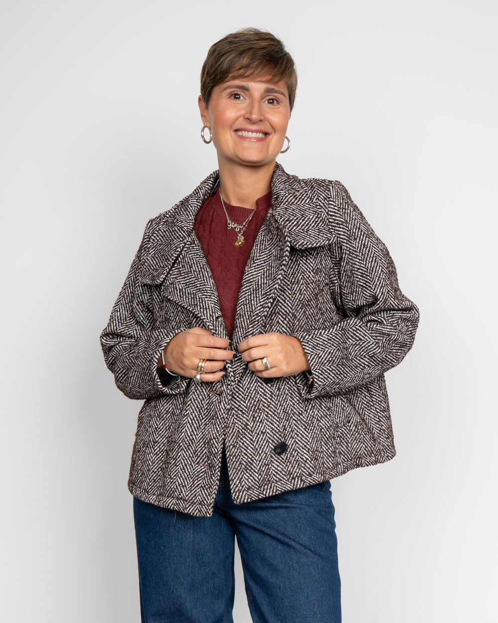 CAPPOTTO HARRIE CIOCCOLATO