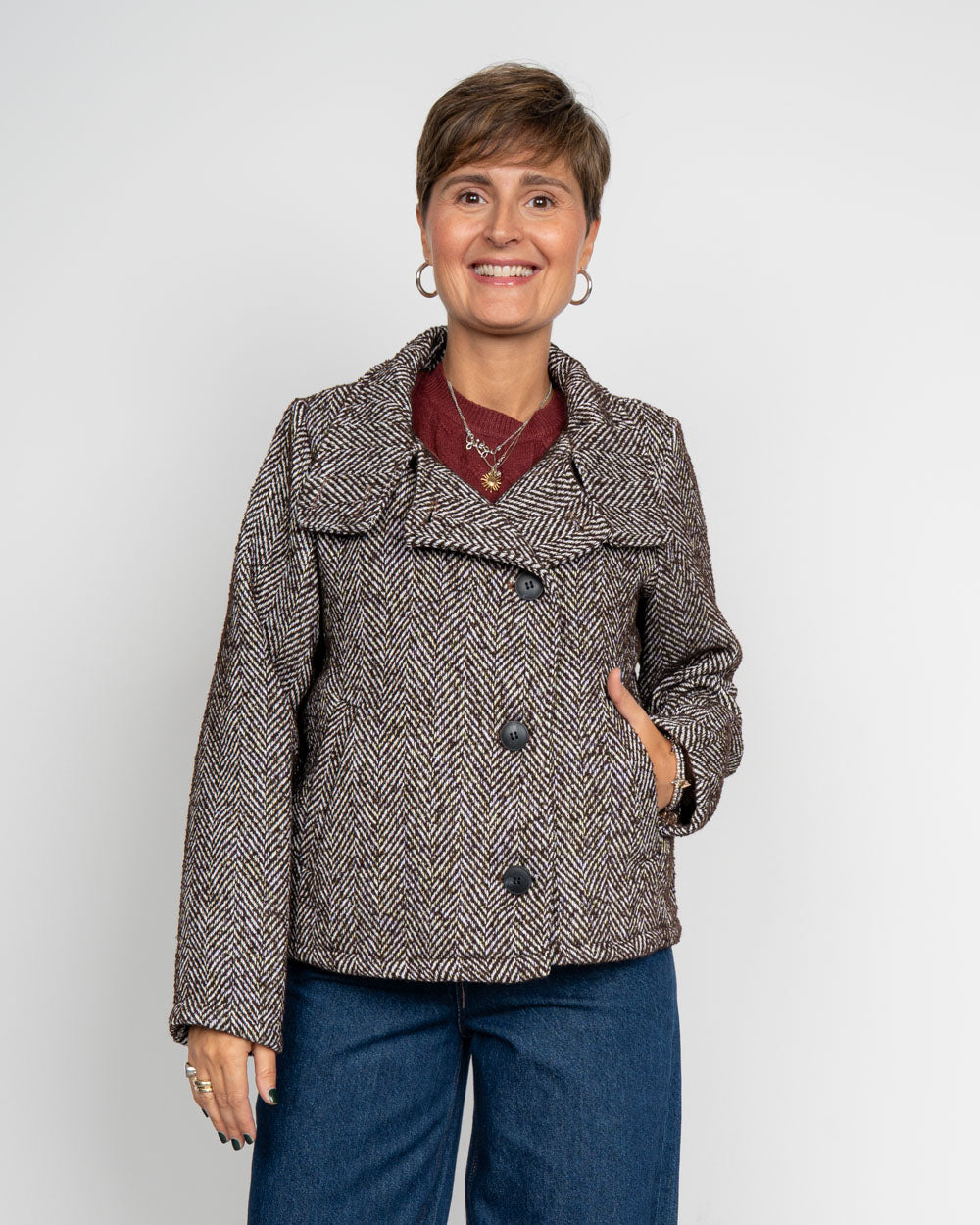 CAPPOTTO HARRIE CIOCCOLATO