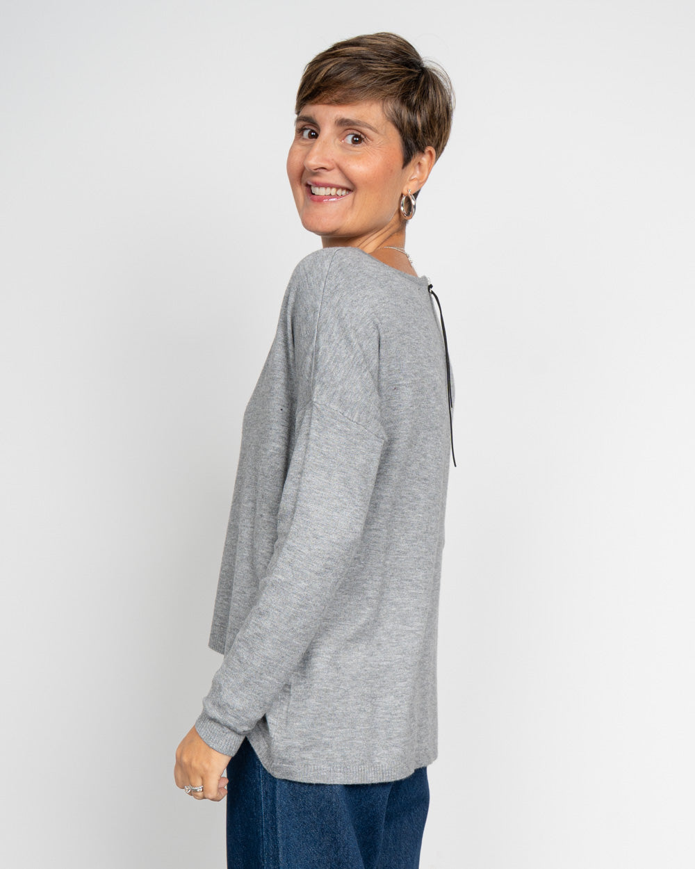 BLUSA BREEZE GRIGIO MEDIO