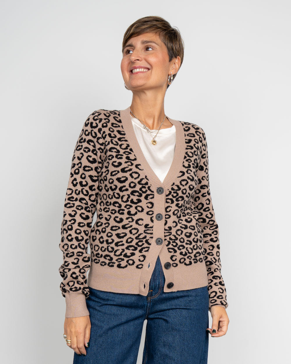 CARDIGAN NANCY LEOPARDATO