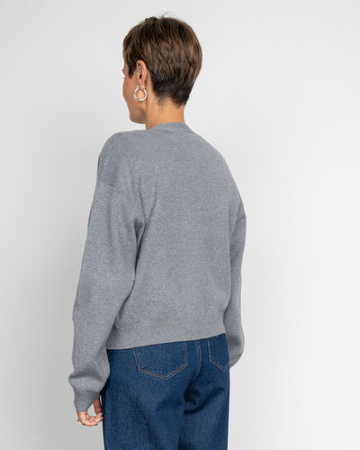 CARDIGAN SIGBRIT GRIGIO