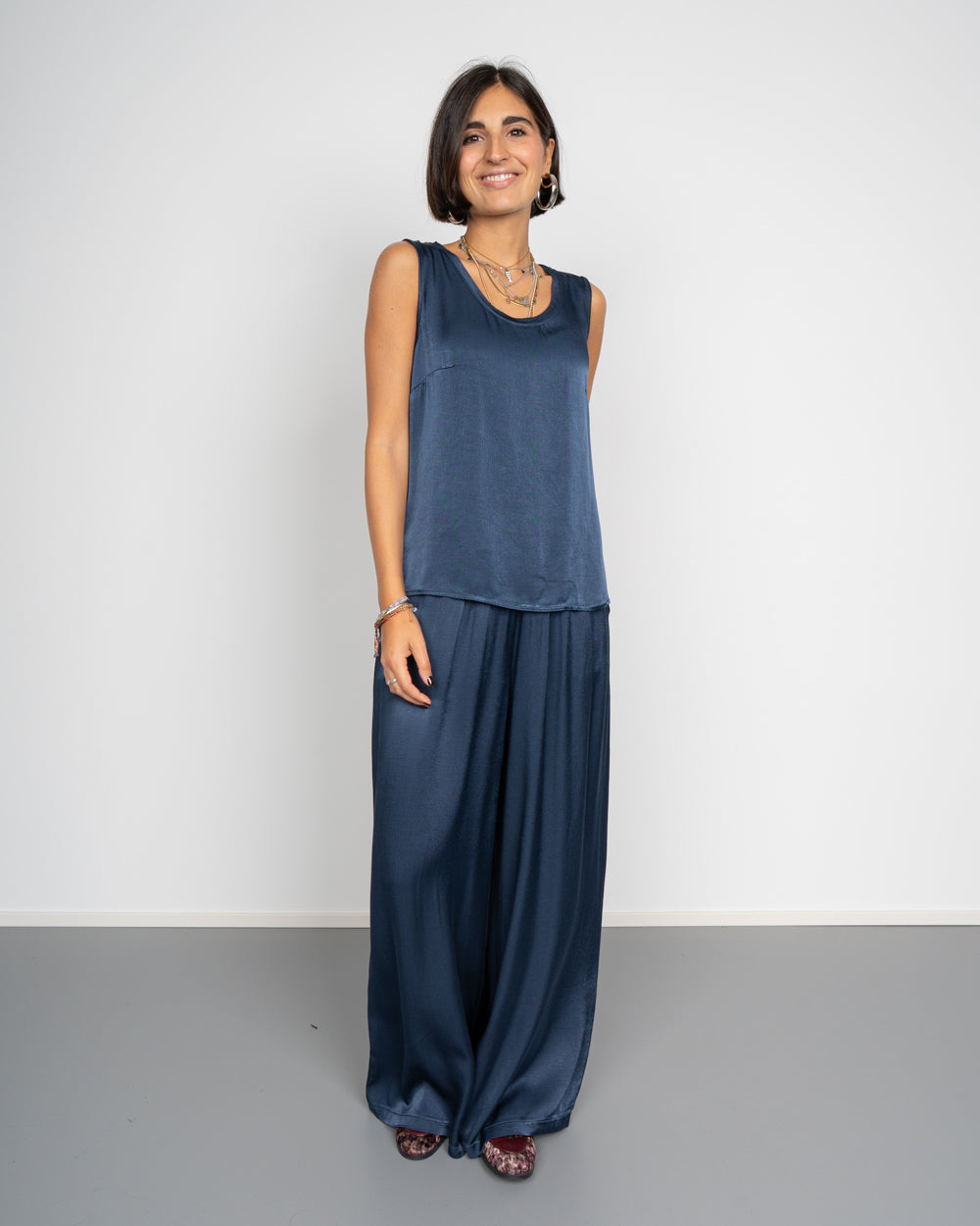 PANTALONE CLIO BLU NOTTE