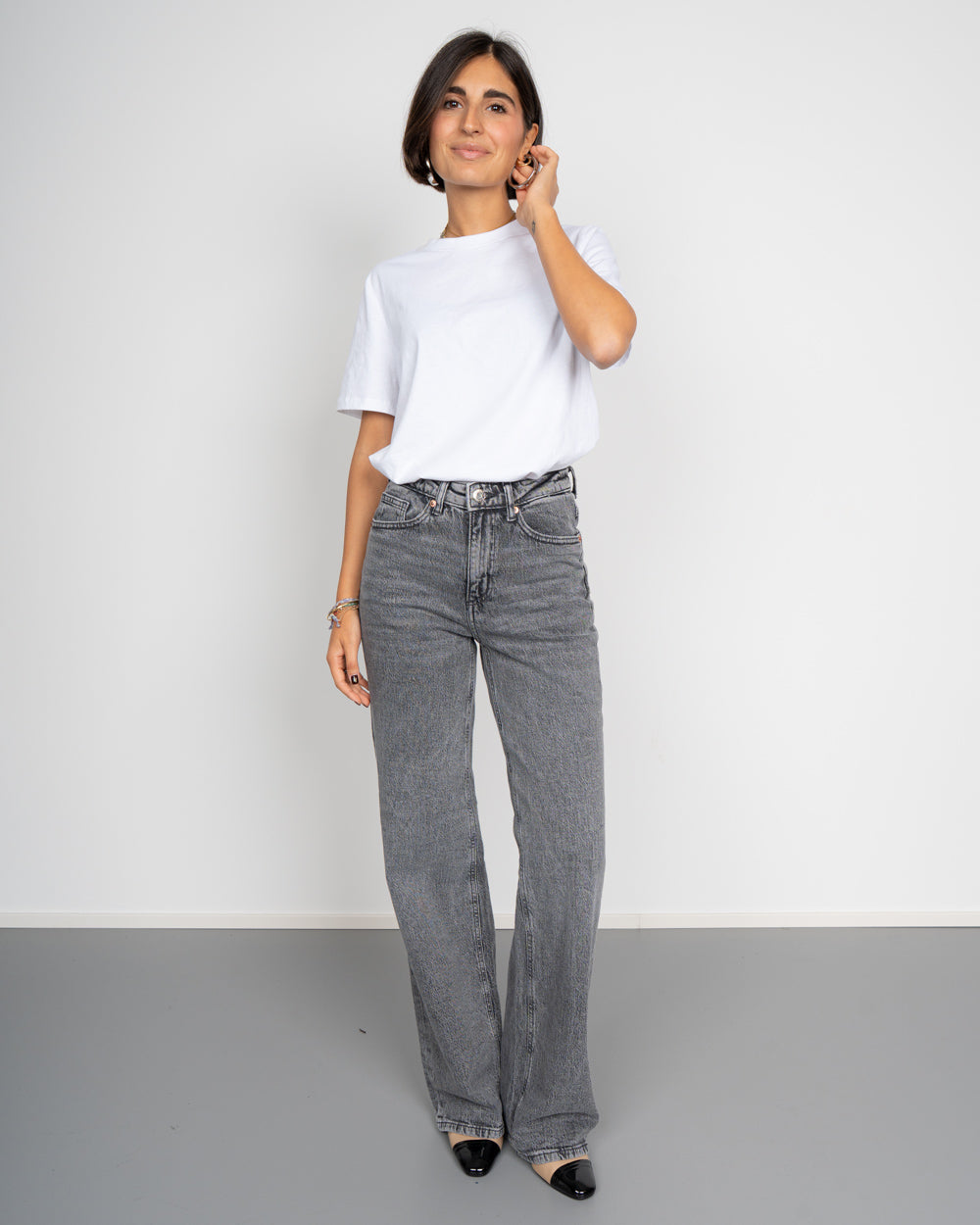 JEANS TESSA GRIGIO MEDIO