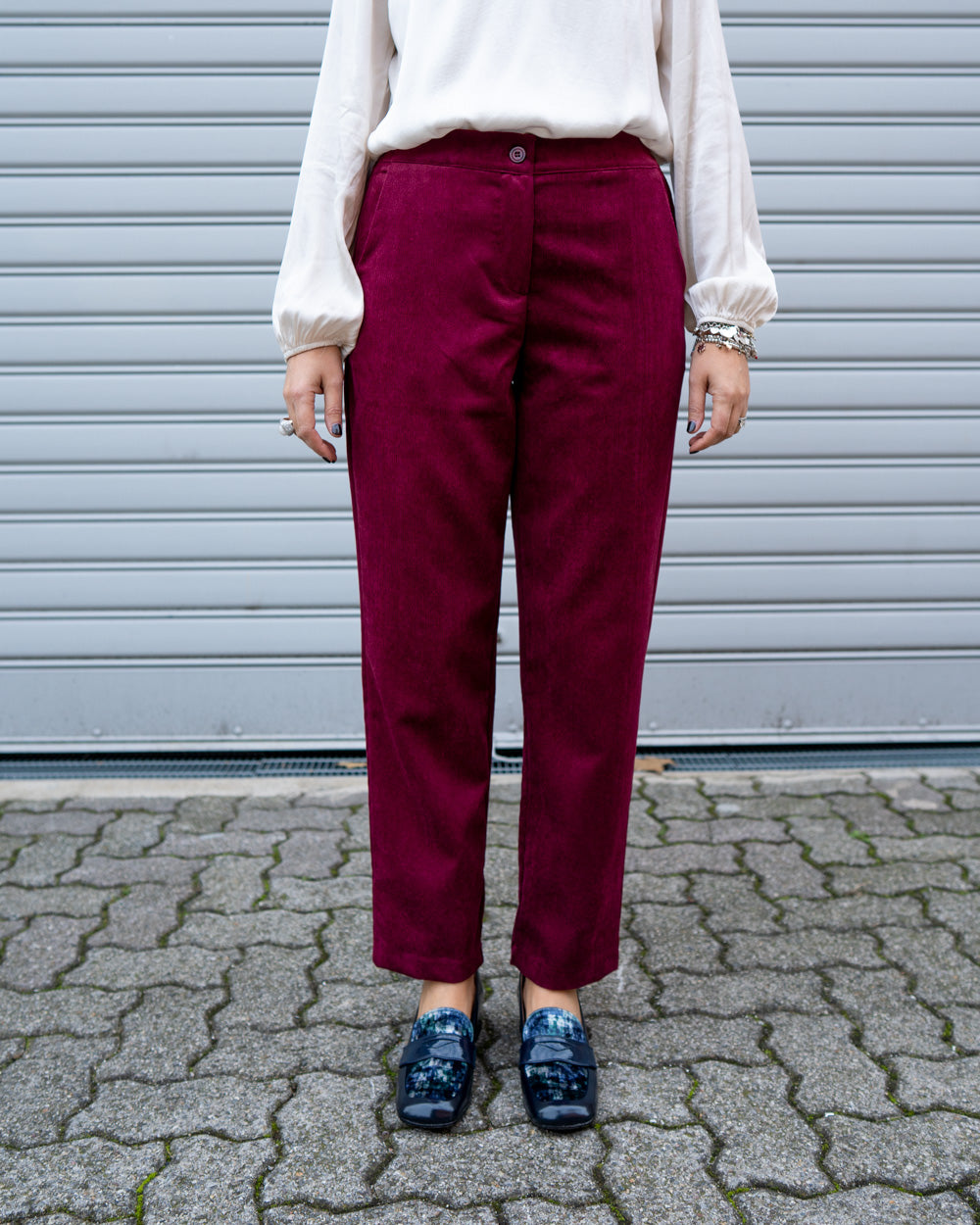 PANTALONE BETTY BORDEAUX