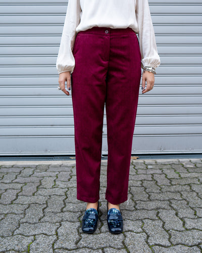 PANTALONE BETTY BORDEAUX