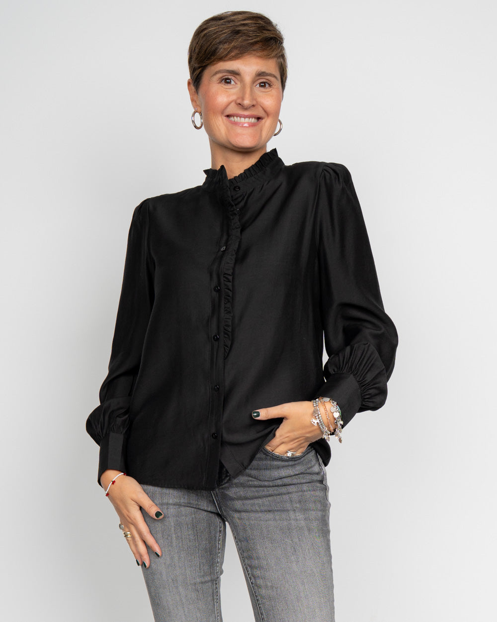 CAMICIA KARLANI NERO