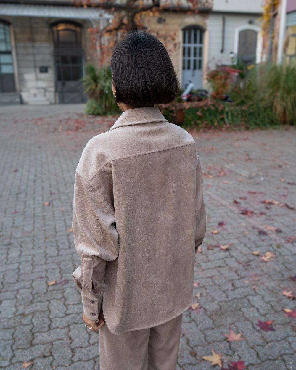 CAMICIA BRUNA SABBIA
