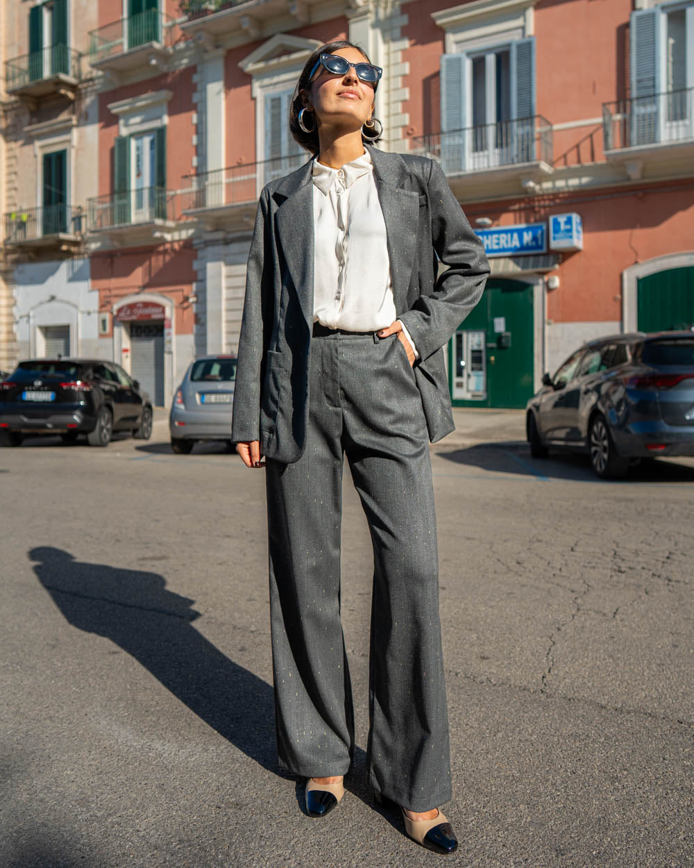 PANTALONE GIORGIA GRIGIO