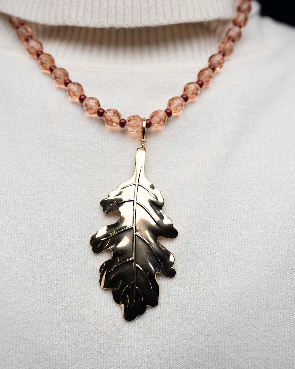 BIJOUX FOGLIA GRANDE VARIANTE UNICA