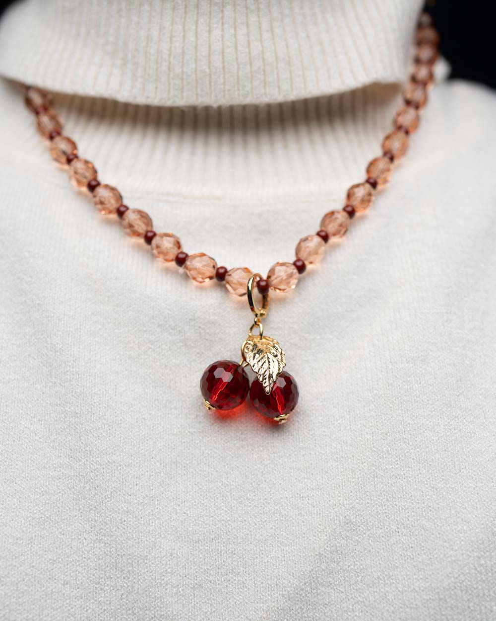 CIONDOLO CILIEGIE NEW ROSSO